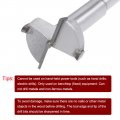 Uxcell Forstner Drill Bits 32mm Tungsten Carbide Wood Hole Saw Auger Opener Woodworking Hinge Drilling Boring Bit Cutter Gray