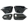 4pcs Front And Rear Bumper Fog Light Garnish Covers For Honda Civic 2017 2018 2019 2020 2021 Model Wddk73 