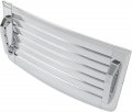 Hecasa 3pcs Silver Hood Vent Compatible With 2006-2010 Hummer H3 H3t S W Handles New Chrome Deck Panel Handle Covers Trim
