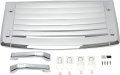 Hecasa 3pcs Silver Hood Vent Compatible With 2006-2010 Hummer H3 H3t S W Handles New Chrome Deck Panel Handle Covers Trim