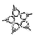 Eowpower 5pcs M6 Male Thread Machinery Shoulder Lifting Ring Eye Bolt
