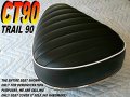 New Replacement Seat Cover Fits Ct90 Honda 1969-71 Ct 90 White Piping 066
