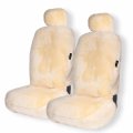 Zonetech Car Seat Covers Full Set Sheepskin Winter Wool Auto Accessories For All Season Protection Of Yours Include Front Rear 