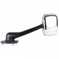 Ocpty Truck Side Hood Mirror Right Passenger Tuck Car Fit For 2008-2016 Freightliner Cascadia Manual Adjusted Chrome Housing