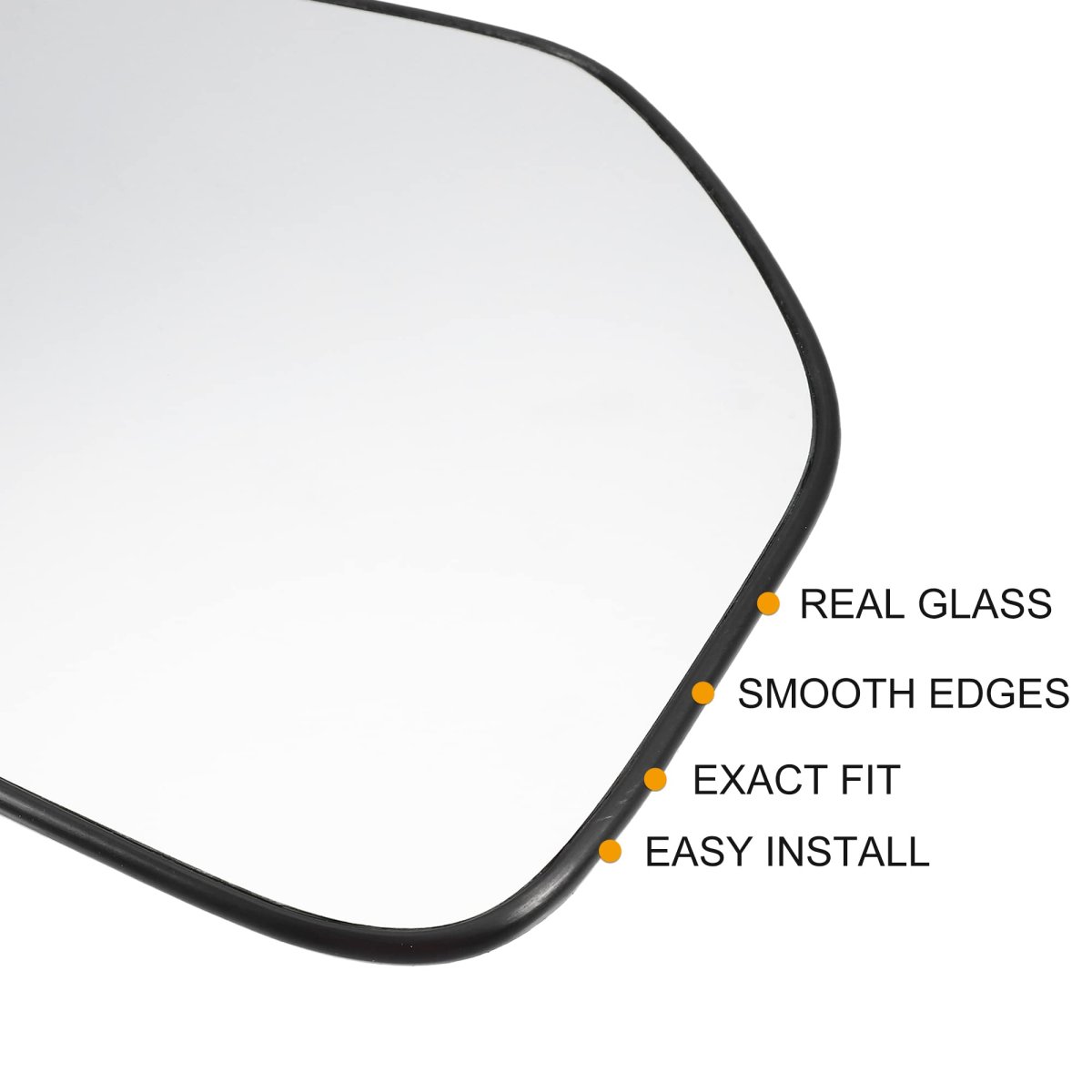 Car Rearview Right Passenger Side Heated Mirror Glass Replacement W Backing Plate For Mitsubishi Triton 2006-2015