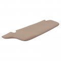Motoku Pair Left Driver And Right Passenger Side Tan Beige Microfiber Leather Sun Visor Replacement Cover Repair For Ford