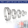 Silicone Radiator Hose Kit For 1994 1997 Mazda Miata Mx5 1 8l Na8c Bpze Blue With Clamps Heavy Duty Nylon Construction
