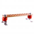 Copper Bus Bar 12 Grounding Kit Terminalbaring Electrical Ground Busbar Ground Bus 2 5kv Insulators Grounda Rod Bus Bar 12 