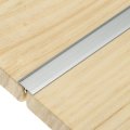 3pcs T-molding Transition Strips 2 95 Ft X 0 47 Inch L W Aluminium Alloy Floor Flat Divider Strip Vinyling Edging Trim For 