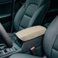 Car Center Console Armrest Cover Protector Neoprene Fabric For Chevy Blazer 2019-2023 Brown