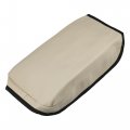 Car Center Console Armrest Cover Protector Neoprene Fabric For Chevy Blazer 2019-2023 Brown 