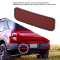 Keenso Rear Bumper Reflector Premium Abs Material Highly Reflective Surface Direct Replacement For Bronco Sport 2021 2022 2023