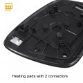 X Autohaux Car Rearview Left Side Heated Mirror Glass With Backing Plate 87961-42b80 For Toyota Rav4 2013-2015
