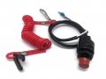 Boat Motor Kill Stop Switch Safety Tether Lanyard 6e9-82575-00 18-65450 For Yamaha Tohatsu Honda Outboard Motors 2 4-stroke 