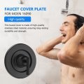 Stainless Steels Escutcheon Compatible For Most Chateau One-handle Tub Shower Faucet Sets Valves Using Threaded Escutcheons