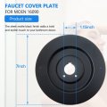 Stainless Steels Escutcheon Compatible For Most Chateau One-handle Tub Shower Faucet Sets Valves Using Threaded Escutcheons