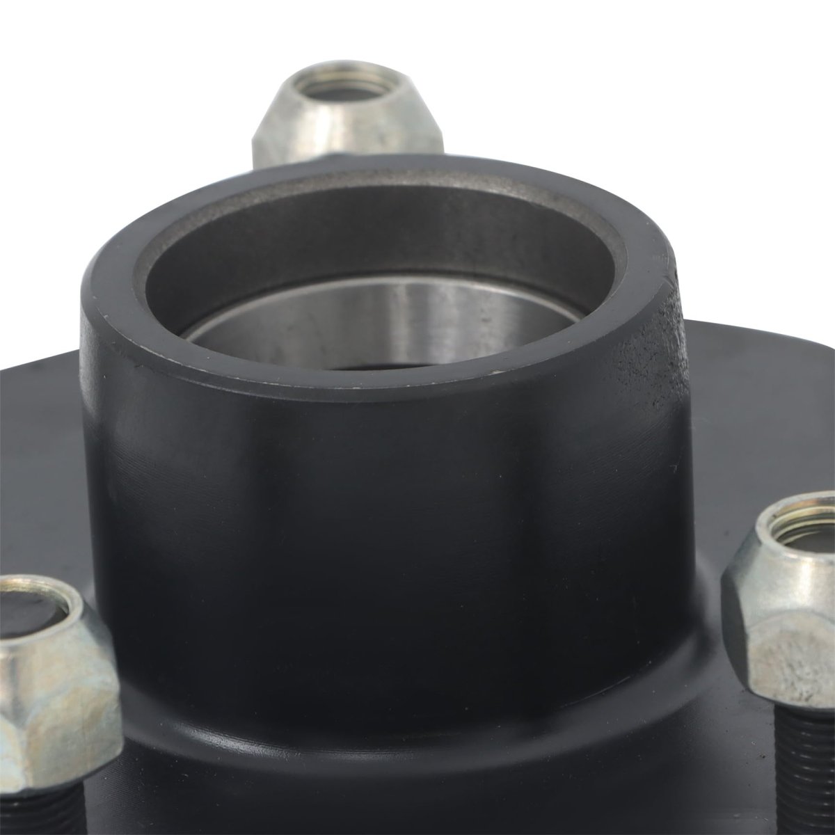 5 Hole 5in Trailer Hub Kit With 1 2in Stud Replacement For 3500 Lb 84 Spindle Includes L68149 And L44649 Bearings Oil Seal