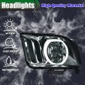 G-plus Led Drl Headlights Compatible With 2005-2009 Ford Mustang Not Fit Factory Xenon Hid Models Not For Shelby Gt50 Gt500kr