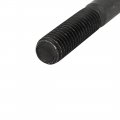 Uxcell M8x100mm 23mm Long Thread Grade 10 9 Flat Head Hex Socket Cap Screw Black 5pcs