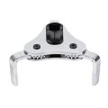 Oil Filter Wrench Universal 3 Jaws Adjustable Remover For Auto Vehicles Fits 63-102mm Filters