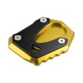 Motorcycle Kickstand Side Stand Plate Pad Aluminum Alloy Gold Tone For Honda Monkey 125 2018-2023
