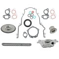 Oil Pump Timing Chain Kit With Cover Gasket Replacement For Silverado 1500 1999-2013 