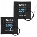 Niche Push Pull Throttle Cable Set For Honda Cmx250c Cmx250c2 Cmx250cd 17910-ken-670 17920-ken-670