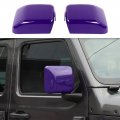 Cherocar For Jl Side Mirror Covers Exterior Accessories 2018-2022 Jeep Wrangler Jlu Gladiator Jt Purple A 