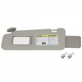 Ocpty Left Driver Side Gray Sun Visor With Sunroof Fit For 2008 2009 2010 2011 2012 2013 Toyota Highlander 74320-48500-b0
