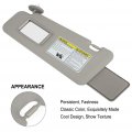 Ocpty Left Driver Side Gray Sun Visor With Sunroof Fit For 2008 2009 2010 2011 2012 2013 Toyota Highlander 74320-48500-b0