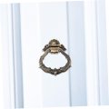 Hemoton Retro Door Knocker Decorative Mirror Tiles Aluminum Alloy Vent Grate Metal Household Handle Pulls Cylinder Spotlight