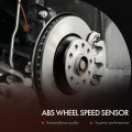 A-premium Abs Wheel Speed Sensor Compatible With Honda Models Civic 2016-2020 Insight 2019-2021 Front Driver And Passenger Side