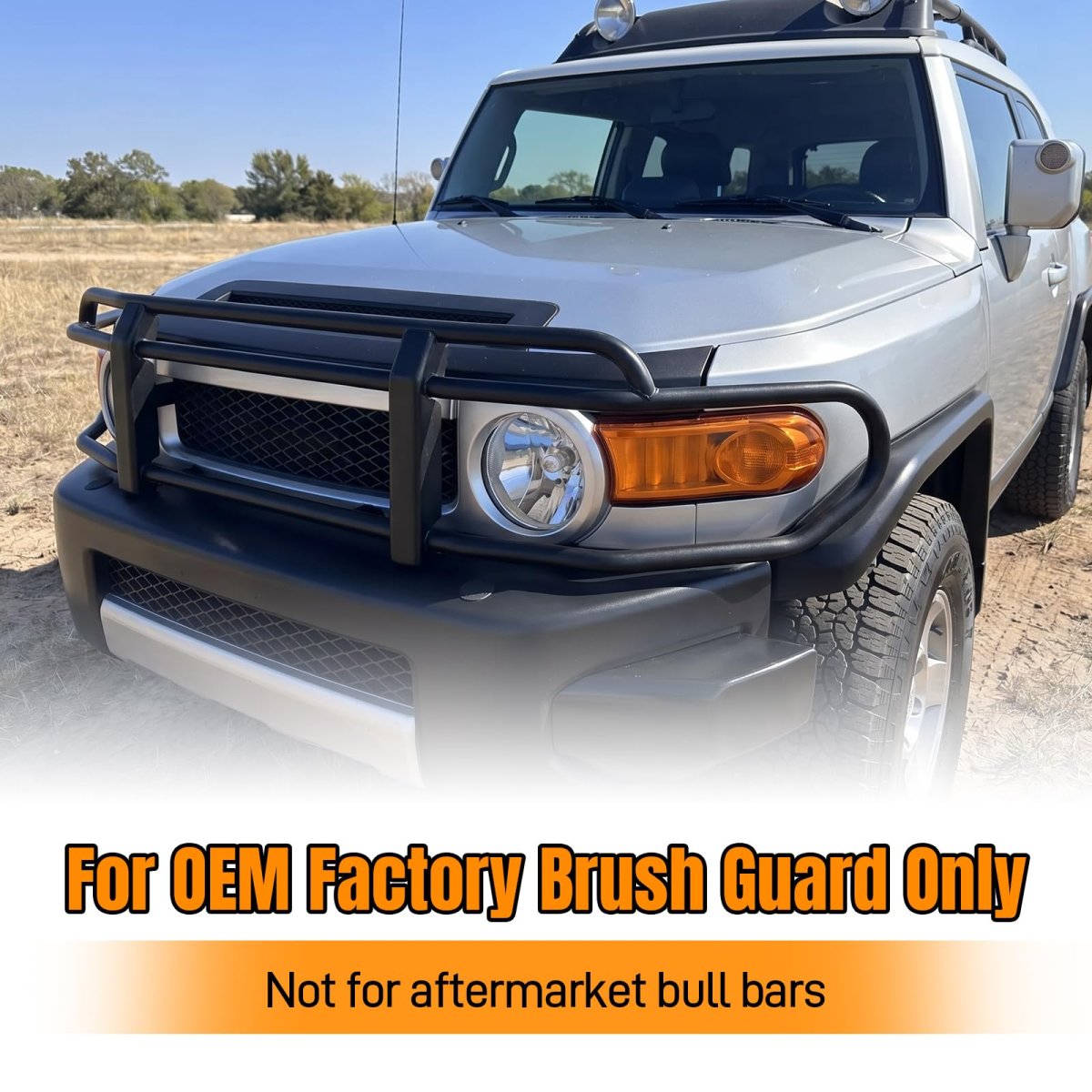 Brush Guard Mounting Brackets For Toyota Fj Cruiser 2007 2014 Complete Set With Hardware Replaces Part Numbers 52535 35010 And