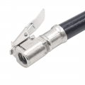 Uxcell Flexible Clip On Air Tyre Tire Chuck Inflator Rubber Hose For Car Motorcycle