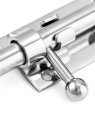 Sliding Bolt Gate Latch 8 Pack 6 3 304 Stainless Steel Safety Barrel Door Latches With Padlock Hole And Mounting Screws For 
