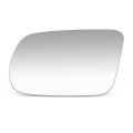 Factory Style Flat Side View Mirror Glass Lens Compatible With Oldsmobile Cutlass Supreme Toronado 1988-1997 Driver Left Silver