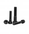 M5 M6 M8 M10 M12 12 9 Grade Carbon Steel Half Tooth Hex Hexagon Socket Cap Head Screw Partially Thread Bolts Color 70mm Size 