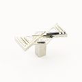 Schaub 615-mop Pn Crescendo Collection 7 8 X 2 Knobmother Of Pearl Polished Nickel 