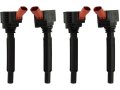 Ignition Coil Kit 4-piece For 2014-2018 Fiat 500l 