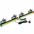 Emergency Flashing Led Traffic Advisor Strobe Light Bar 2x16 8 In Interior Safety Warning Lights 32 26 Flash Patterns Amber 