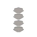 Front Brake Pads For Mercedes-benz Gls63 Amg 2021 2022 2023 2024 2025 2026 Low Metallic With Electronic Pad Wear Sensor 3 11 In 