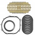Caltric Clutch Friction Steel Plates Kit Compatible With Kawasaki Ninja Zx-6r Zx600 Zx636 2000-2004