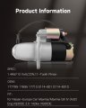 Ocpty Starter Fit For Infiniti Maxima I30 V6 0l 2988cc 182cid 2000 2001 Nissan Maxima Qx Iv Vq30de 3 0 24v 147kw 2002 2003