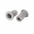 Uxcell A16041900ux0333 M4 Aluminum Flat Head Rivet Nut Insert