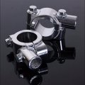 Semt- Chrome 1 25mm Motorcycle Handlebar 10mm Mirror Thread Mount Holder Clamp Adaptor B074mk4jqd 