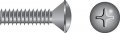 Seachoice Phillips Machine Screw Oval Head Size 1 4-20 X 2 Option Bag Of 100 