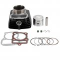 Topteng 62mm Cylinder Piston Gasket Top End Rebuild Kit 15mm For Italika Rt180 2011-2013 Ft180 2013-2020 Ts 2019-2023 E0304kc13