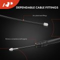 A-premium Rear Driver Side Parking Brake Cable Assembly Compatible With Chevrolet And Gmc Models Silverado 1500 2009-2013