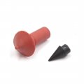 Uxcell 90pcs Red Rubber 8mm Dia Mushroom Style Motorcycle Tubeless Tire Tyre Repair Insert Sockets Universal