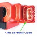 Dmcoil Set Of 6 Red Ignition Coil Packs Compatible With Nissan Skyline R34 Stagea Cedric Grolia Laurel 1997- Replaces Oem